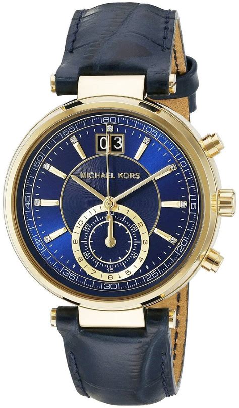 michael kors uhr blaues zifferblatt damen|michael kors herrenuhren.